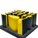 16 PCS Handheld Hand Sanding Blocks Set Hook and Loop Interchangeable Design for Diverse Applications Perfect for DIY Enthusiasts