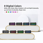 LinkMejor LED Digital Alarm Clock with FM Radio / Dual Alarm / Snooze / External USB Charging Port / Dimmable Night Light For Bedroom / Office