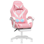 Hoffree Massage Gaming Chair Racing Computer Desk Chairs Ergonomic Massage Lumbar Support High Back Adjustable Swivel Task Chair