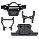 LinkMejor MT16 1/16 RC Car Parts Front Rear Bumper Protector Set Vehicles Models Spare Accessories 16012 16013
