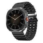 LinkMejor DT Watch Ultra 1.5inch HD Screen Built-in 4GB Memory 1000+ Songs ChatGPT/Recorder/NFC/Compass bluetooth Call Heart Rate Blood Oxygen Monitor Sleep Monitoring Multi-sport Modes Music Playback IP68 Waterproof Smart Watch