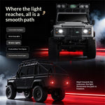 MNRC MN11C RTR 1/18 2.4G 4WD RC Car for Land Rover Rock Crawler LED Light Climbing Off-Road Climbing Truck Full Proportional Portal Axle Classic Vehicles Models Toys