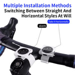 LinkMejor Road Bike Mountain Bike Silicone Phone Holder 4.7''-7.2'' Bicycle Phone Holder Bicycle Quick-release Mobile Phone Stand