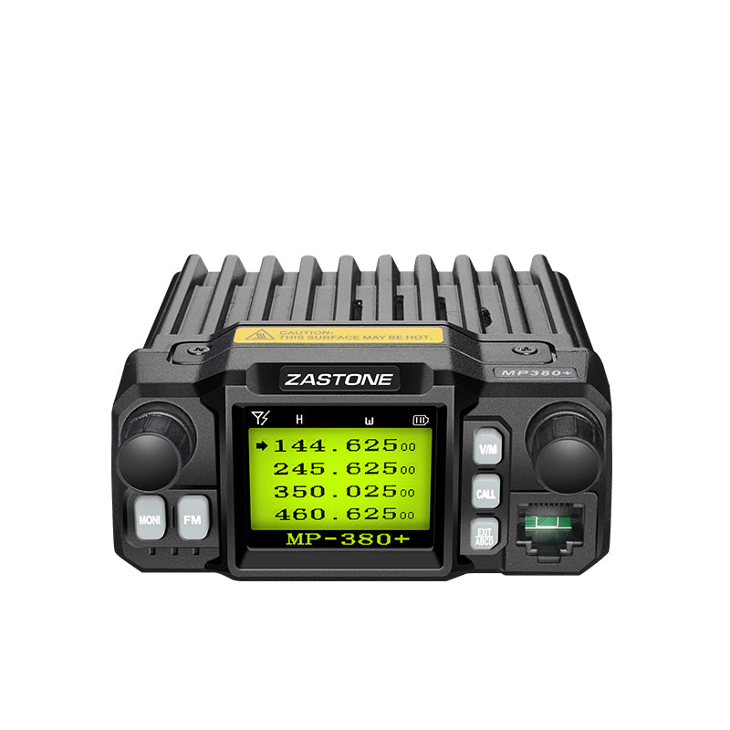 LinkMejor MP380+ Mobile Radio Car Walkie Talkie 25W Multi Band VHF UHF Mobile Transceiver 200 Channels Long Range Noise Reduction Powerful Signal Communication