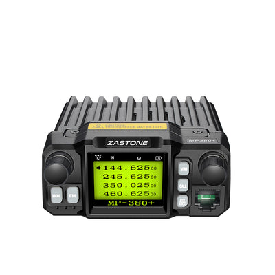 LinkMejor MP380+ Mobile Radio Car Walkie Talkie 25W Multi Band VHF UHF Mobile Transceiver 200 Channels Long Range Noise Reduction Powerful Signal Communication