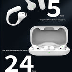 AIR6 Smart AI Translation Earbuds Wireless bluetooth Earphone 360° Panoramic Sound AAC Audio DT4.0 Sound Transmission 24H Playback Earhooks Sports Headphones with Mic