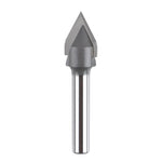 6mm Shank Carbide Tipped CNC Engraving Router Bit 60 Degree V Groove YG G Carbide Hard and Soft Wood Cutting Tool