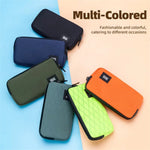 LinkMejor 0.15L Portable Mini Cycling Phone Bag Lightweight Smooth Zipper Coin Purse Wallet Partitioned Storage Pack
