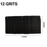 Chisel Carrying Case Canvas Pocket Tool Roll Holder Wrench Pouch Organizer For Knife Hammers Gouges Carpenter