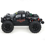 LinkMejor MT16 RTR 1/16 2.4G 4WD 80km/h Fast Brushless RC Car 3S Desert Monster Off-Road Truck Alloy Chassis LED Light Full Proportional Vehicles Models Toys Oil Filled Shocks