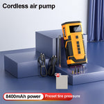 8400mAh Powerful Jump Starter Car Emergency Starting Power Supply Air Pump All-In-One Emergency Battery 600A Peak Current