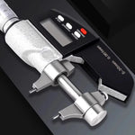 LinkMejor Carbide Tipped Electronic Outside Micrometer 0-25mm Range with Digital Display Perfect for Woodworking and DIY Projects Precise Durable Measurement Tool