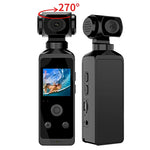 4K HD Mini Wifi Action Camera 270° Rotatable Waterproof Sport Pocket Camcorders Outdoor Sports Bicycle Video Recorder with Microphone