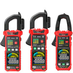 LinkMejor Digital Clamp Meter Multimeter Auto Range True RMS NCV DC AC Voltage Inrush Current Temperature Tester Automatic Voltmeter GD166A/GD166B/GD168B