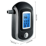 Mini Breath Alcohol Tester Portable Drunk Driving Detector Alcohol Tester with 5 Mouthpieces Professional Digital Breath Breathalyzer LCD Dispaly Driving Breath Alcohol Tester