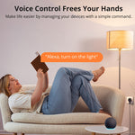 LinkMejor S60 Type F/E EU Plug WiFi Socket Smart Home Power Monitor Outlet Overload Protection Timer Smart Scene Remote Control via Alexa Google Home IFTTT