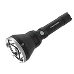 LinkMejor 1800lm 818m Multi-Color Long-Range Searching Flashlight With Powerful 5000mAh 21700 Battery for Night Observation Tactical Tasks Camping Lighting