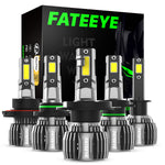 LinkMejor A700-F6 2PCS 60W LED Car Headlight Bulbs 13000LM LED Front Headlamp 6500K IP68 Waterproof for Car Modification