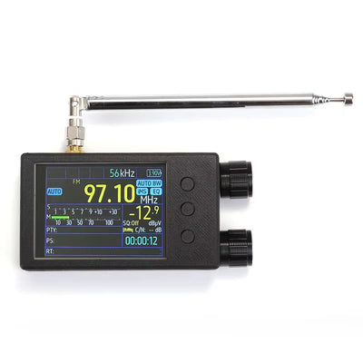 Mini Portable TEF6686 Full Band FM/LW/MW/SW Radio Receiver ESP32-WROOM-32U with 2.4inch Resistance Touch Screen
