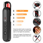 T01 Wireless Detector 5 Gears Adjustable Sensitivity Anti-Spy GPS Car Locator Signal Detection Device 360-Degree Full Range Detection for Hidden Cameras Locators Bugs Accurate GPS