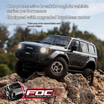 LinkMejor UCX1802PRO RTR 1/18 2.4G 4WD Brushless RC Car for TOYOTA  Land Cruiser Prado LC250 Official Licensed Rock Crawler Off-Road Climbing Truck LED Light Metal Gears Vehicles Models Toys