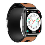 S101 2.06-inch AMOLED  ECG Air Pump Balloon Accurate Blood Pressure Micro-Check NFC Function Voice Broadcast bluetooth Call Heart Rate Blood Oxygen Monitor Sleep Monitoring Non-invasive Blood Glucose Blood Composition Analysis Call Smart Watch