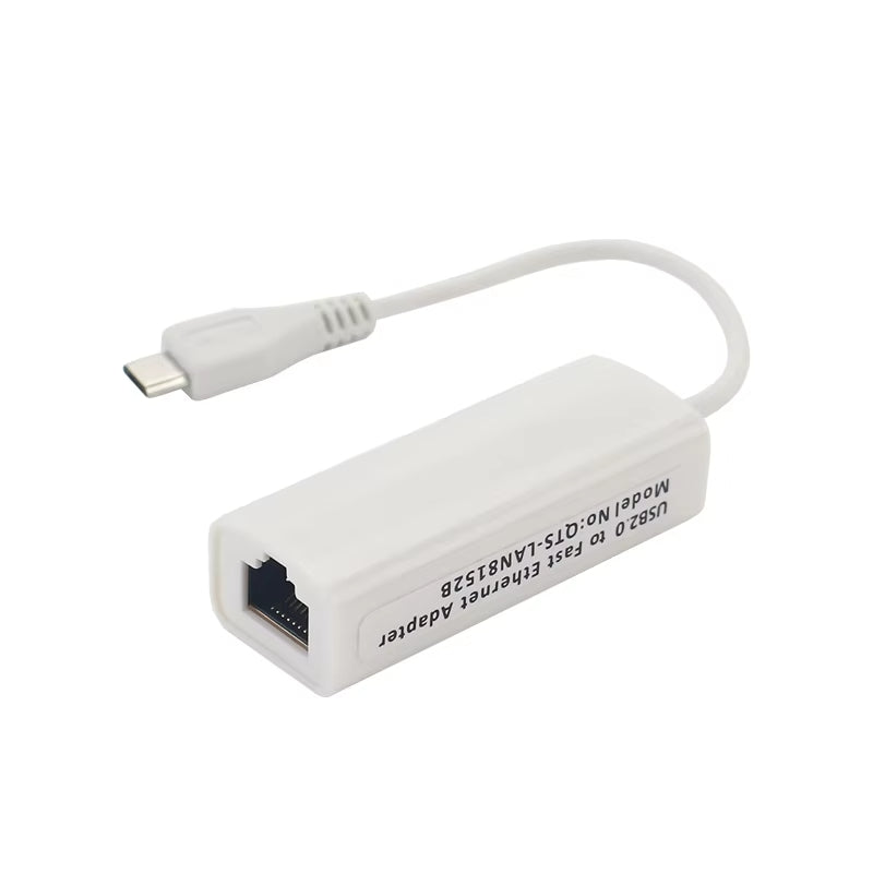 Micro USB to RJ45 Ethernet LAN Adapter 100Mbps Network Converter for Raspberry Pi Zero W / 1.3