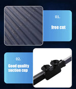 Car Front Windshield Sunshade Curtain Summer Heat Insulation Retractable Front Rear Window Sunshade Protector UV Reflective Film Car Sun Visor Cover