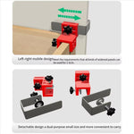 Adjustable Drawer Front Panel Installation Clamps Cabinet Hardware Jig Metal Cabinet Positioning Tool for Precise Fast Panel Fixing Woodworking Assembly