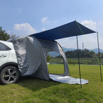 Xmund Camping SUV Tail Tent with Rainfly, Outdoor Car Trunk Tent, Sun Shade for Self-Driving Trips, Multi-functional Bicycle Tent, Providing Shade and Shelter for Car Camping