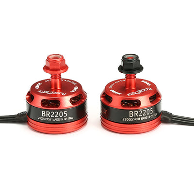 LinkMejor Racing Edition 2205 BR2205 2300KV 2-4S Brushless Motor Red for 220 250 RC Drone FPV Racing