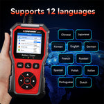 LinkMejor KW331 6V 12V 24V Automotive Lead-Acid Battery Tester Vehicle Battery Tester Analyzer