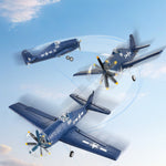 LinkMejor FX9503 F6F Hellcat 395m Wingspan 2.4G 4CH Built-in Gyro 3D/6G Switchable Brushless EPP RC Airplane Fighter Glider RTF
