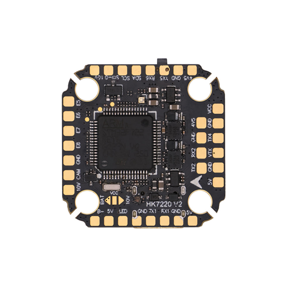 20x20mm HAKRC F7220V2 Mini F7 Flight Controller Dual Gyro 5V 10V BEC Output Built-in LED Light Current Sensor for RC Drone FPV Racing