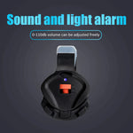 LinkMejor Fishing Finder Bite Alarm with LED Light Loud Sound Electronic Buzzer Rod Clip Fish Line Gear Alert