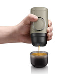 LinkMejor Minipresso NS2 18Bar Portable Espresso Maker Compatible with NS Original Capsules Manually Operated Small Handheld Coffee Machine for Travel Camping