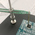 Welding Fixed Test Probe Pressure Needle Burning Tool Kit for Components IC Chip Module CPU Circuit Board PCB Electronic Production
