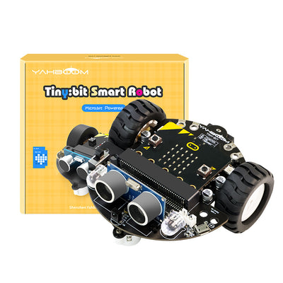 Yahboom Microbit Smart Robot Car Video Remote Control with WiFi Image Module for Kids Programming Educational Learn DIY Electronic Kit