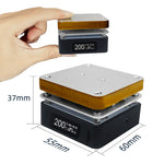 LinkMejor T55 Preheating Rework Station, Constant Temp Adjustable Electronic Hot Plate For PCB SMD Heating Led Lamp Desoldering