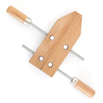 Wood Hand Screw Clamp Adjustable Wooden Handle 8/10 Inch Parallel Jaw Hardwood Construction Professional Woodworking Tool