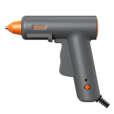 LinkMejor Home Hot Melt Glue Gun 20W 110V-240V Quick Preheat 7mm Sticks Aluminum Alloy Nozzle Compact Design 30PCS/60PCS Optional Glue Sticks