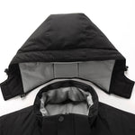 Winter Smart Heated Cotton Jacket For Men Warm Plus Velvet Thickened Down Cotton Jacket Heating USB Charging Outdoor Jacket