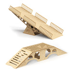 SG Pincone Forest Wooden 3D DIY Bridge Seesaw For 1/24/28 RC Car Parts