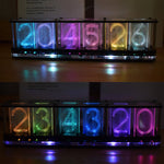 Geekcreit® Upgrade Boldfaced Word Imitate Glow Clock Full Color RGB Glow Tube Clock LED Music Spectrum Kit DS3231