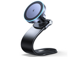 LinkMejor W525 Magnetic Car Phone Holder Car Air Vent Wireless Mobile Phone Charger Stand 360° Rotary Aluminum Alloy Mount Bracket for iPhone 16 16 Pro 15 14 13 Pro Max for Huawei Mate XT for Xiaomi 15pro for Samsung Galaxy Z Flip6