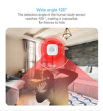 Tuya WiFi/ZigBee Body PIR Sensor Wireless Smart Motion Transducer Smart Life Home Security Gateway Work With Alexa Google Home