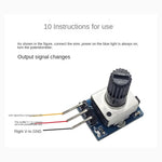 Small Servo Motor Electric Tuning Tester PWM Control DIY Brushless Fan Model Aircraft Motor PWM Speed Controller