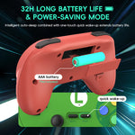 LinkMejor PC07 2.4G Wireless Dual Gaming Controller 32H Battery Classic D-Pad Arcade Game Controller for PC Android TV Box Retro Gamepad Plug and Play
