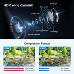 LinkMejor SH034 5MP QHD 5G Dual Band WIFI IP Camera Full Color Night Vision AI Humanoid Identification Home Security CCTV Baby Monitor