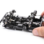LinkMejor OH32V01 1/32 2.4G 4WD Mini Van Truck Brushed/Brushless RC Car KIT Unpainted Multi-functional Unassembled DIY Parts Micro LED Light Off-road Toys Remote Control Vehicles Models